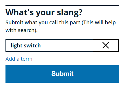term entered