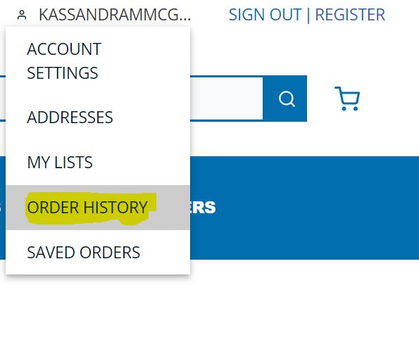 order status