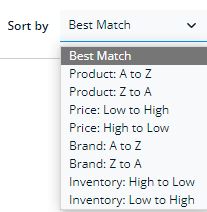 sort by